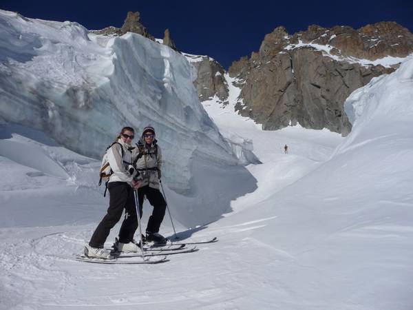 Descente de la Vallée Blanche avec un guide de Chamonix privé