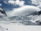 Descente de la Vallee Blanche de l'aiguille du Midi à Chamonix Mont-Blanc